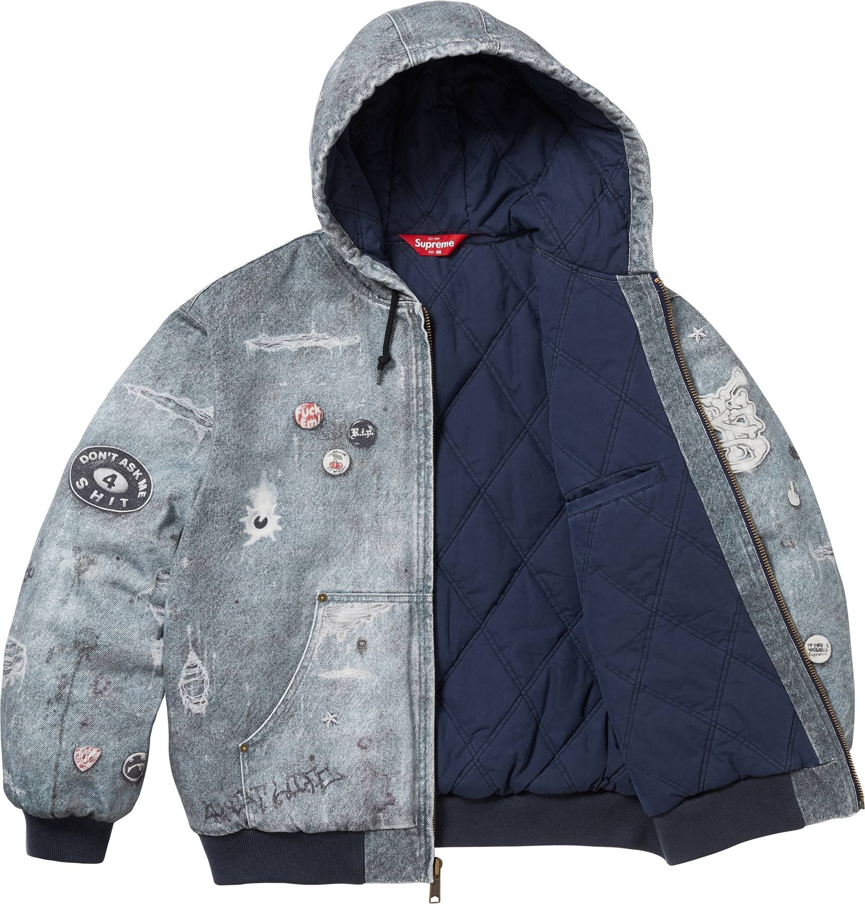 HJR Trompe L'oeil Hooded Work Jacket view 3